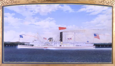 Stoomboot James W. Baldwin, 1865